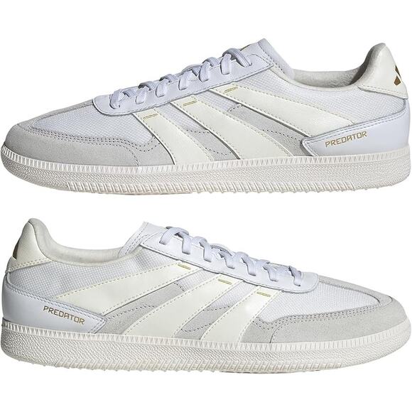 NWT adidas Predator Freestyle Indoor Shoes White/Gold Size 8.5 Men Unisex - Picture 6 of 7